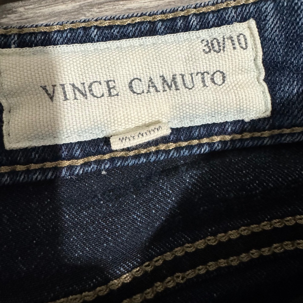 Vince Camuto Womens Skinny Jeans Dark Wash Blue Size 30/10 Stretch Denim - Picture 6 of 10